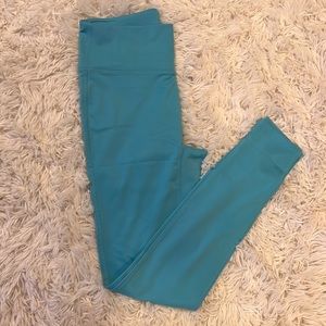 Blue high waisted workout leggings. Size M NWT. Fabletics